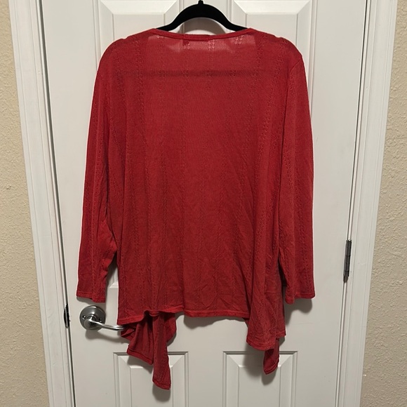 Fresh Produce Red Cardigan Sweater - Picture 5 of 5